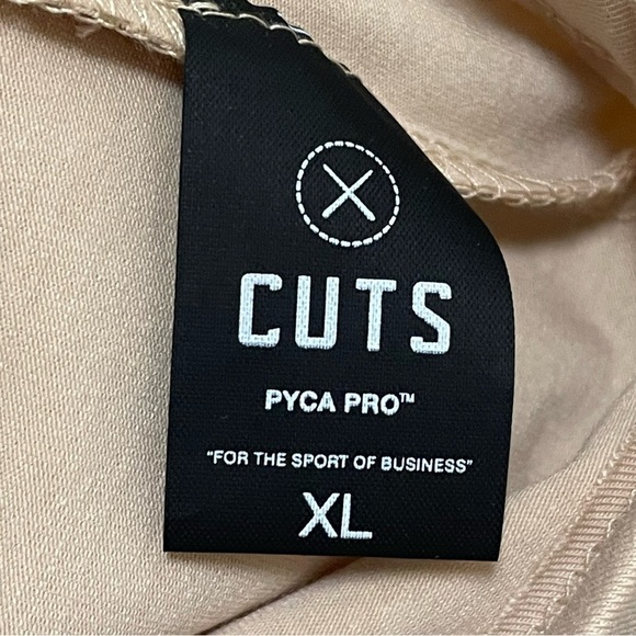 2 Cuts Clothing Long Sleeve Tee T-Shirt Crew Neck Curve Hem Pyca Pro Sz XL NEW - Picture 6 of 16